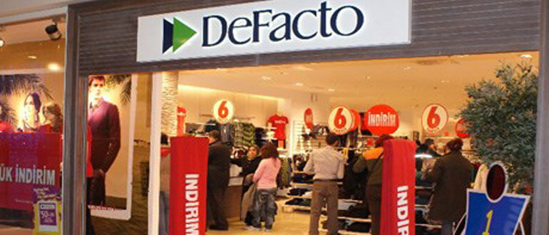 Defacto Mağazalarının Çalışma ve Mesai Saatleri